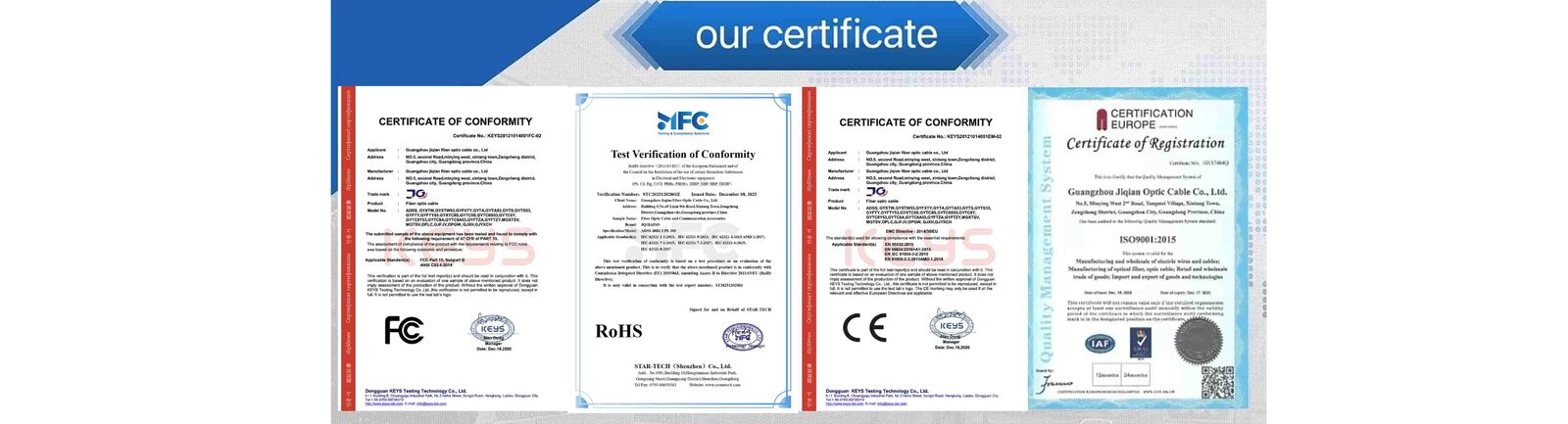 Aerial Fiber Optic Cable