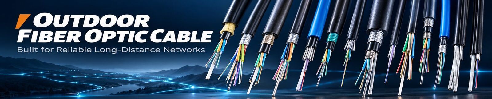 Outdoor Fiber Optic Cable