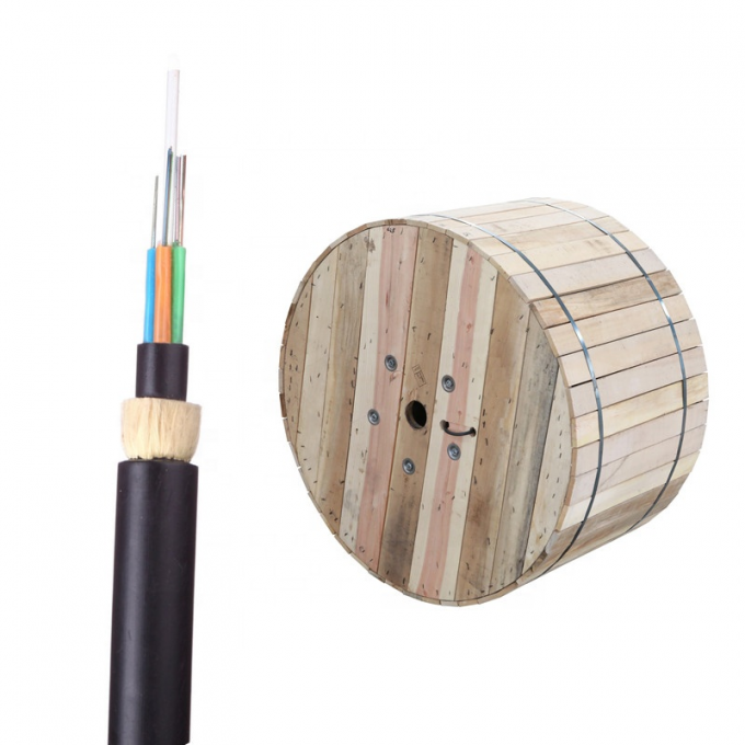 ADSS Fiber Optic Cable Single Mode G652D Double Jacket Outdoor Aerial Self Supporting Telecom Cable 3