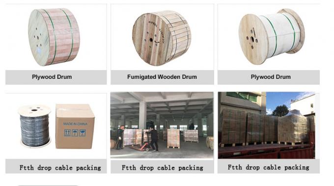 Aerial Outdoor 12/24/36/48 /96 Cores Singlemode ADSS Fiber Optic Cable With HDPE 3