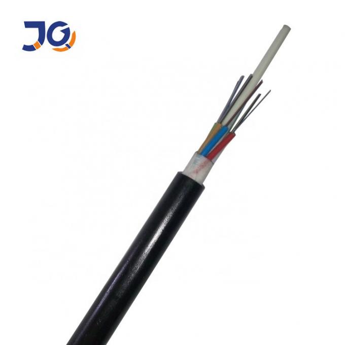 24 Core Outdoor Fiber Optic Cable Non Metallic Strength Member Stranded