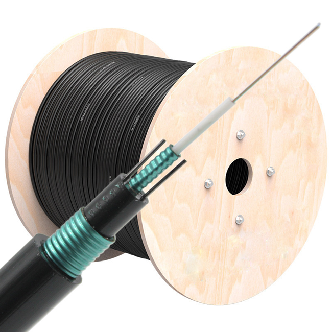 outdoor single mode G652D 4 6 8 12 16 24 core armoured fiber optical ...