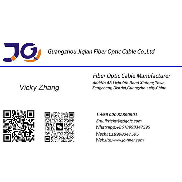 Span 100m 48 Core SM Fiber Optic Cable ADSS For Overhead 9