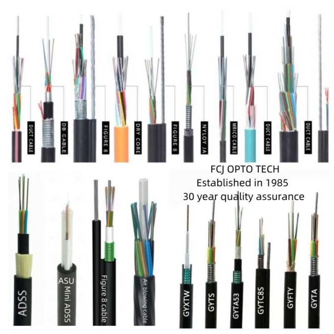 FTTH INDOOR OUTDOOR GJYXCH OPTICAL FIBER DROP CABLE FRP 1 2 4 CORE FIBER OPTIC CABLE 1