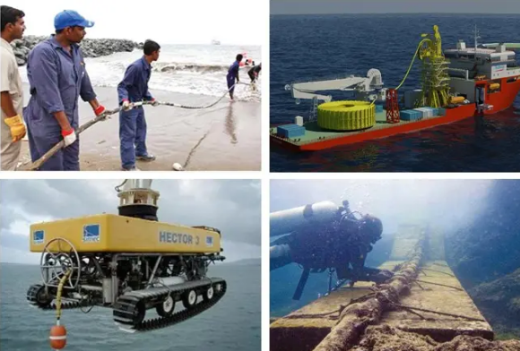 Submarine Optical Cable GYTA33 12/24/48 Cores Double Sheathed Reinforced Armoured Fiber Optic Equipment Supply 2