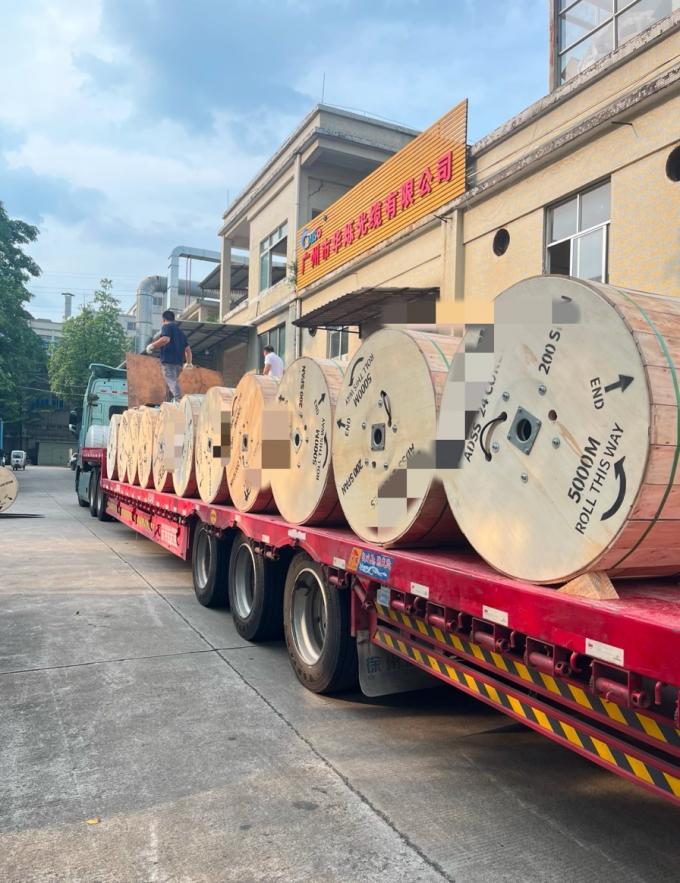 Factory Stock Outdoor Double Armoured GYTS53-96 Cores Fiber Optic Cable Double Jacket G652D Shipped Same Day 12