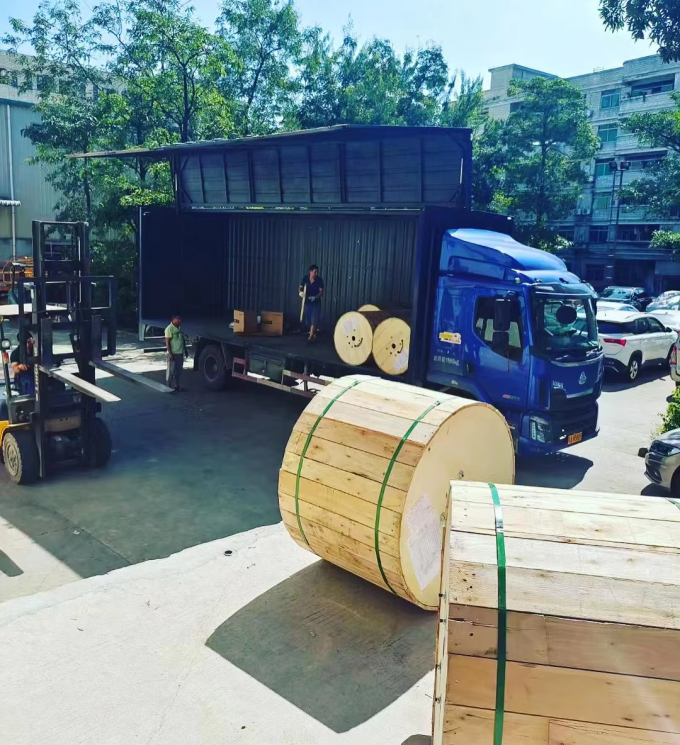 Factory Stock Outdoor Double Armoured GYTS53-96 Cores Fiber Optic Cable Double Jacket G652D Shipped Same Day 14