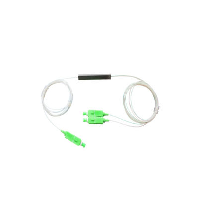 ISO9001 Fiber Optic Accessories Singlemode SC/UPC SC/APC 1x2 Plc Splitter