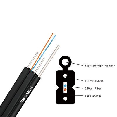 GJYXCH GJYXFCH FTTH 2 Core G657A2 Fiber Flat Drop Cable