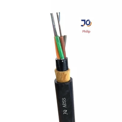 No Metal Single / Double Jacket Multi Cores ADSS Fiber Optic Cable With Aramid Yarn