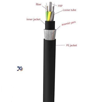 Outdoor Single Mode Singlemode ADSS 12 / 24 Cores Fiber Optic Cable ADSS