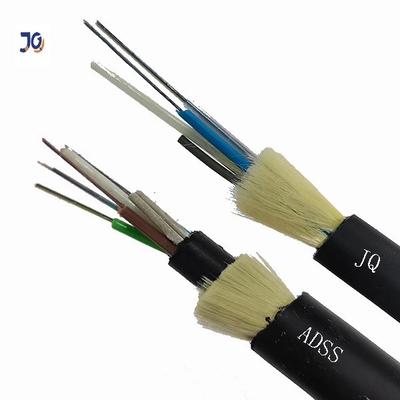 Aerial Outdoor No Metal 12/24/36/48 /96 Cores Singlemode ADSS Fiber Optic Cable