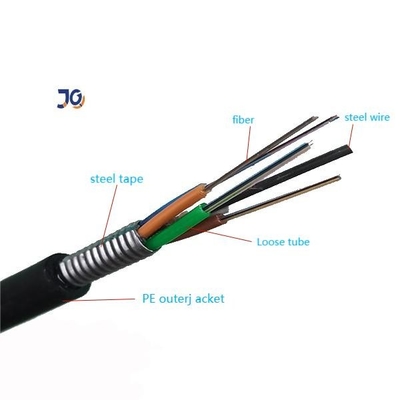 Steel Wire Strength Overhead And Duct Singlemode 24/48/96c GYTS/GYTA Fiber Optic Cable