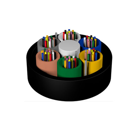 Stranded Loose Tube Air - Blown Micro Duct Cable 96 Core GCYFY