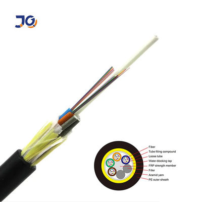 4 6 8 10 12 24 48 96 144 Core ADSS Aerial Fiber Optic Cable Dielectric Outdoor Fiber Optic Cable