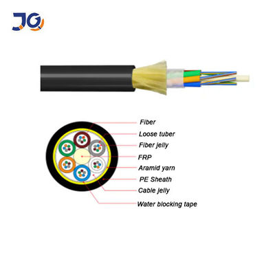 Span 100/200/400m ADSS 12/24/48/96 Cores G652D Outdoor Antenna Self Support ADSS Fiber Optic Cable