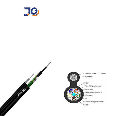 Self Supporting GYTC8S Fiber Optic Cable 24 Core Fig 8 Fiber Optical Cable