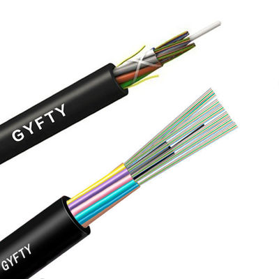 Aerial Or Duct Network Outdoor IP68 GYFTY Big Quantity Cores 8mm 9mm 11mm 14mm 16mm PE Jacket Fiber Optic Cable