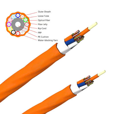 GCYFY Outdoor Microduct Single Mode 6 12 24 Cores Air Blown Fiber Optical Cable