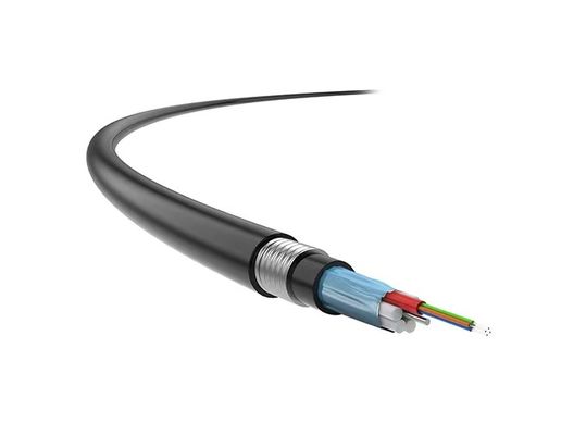 Outdoor G652D GYTZA Single Mode 4c 12c 36c 72c 96c Flame Retardant Optical Fiber Cable