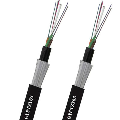 Underground Underwater Double Jacket LSZH Flame - Retardant Ratproof 12 24 36 48 64 72 Cores Optical Fiber Cable