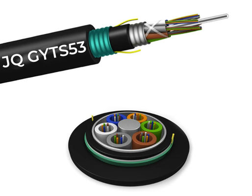 24 36 48 96 Core Underground Direct Burial Optical Fiber Cable GYTS53