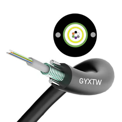 Factory Price 12 24 Core GYXTW Cable Armoured Duct Fiber Optic Cable