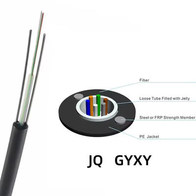 2 4 6 8 12 core Outdoor Fiber Optic Cable GYXY Non-armored Cable