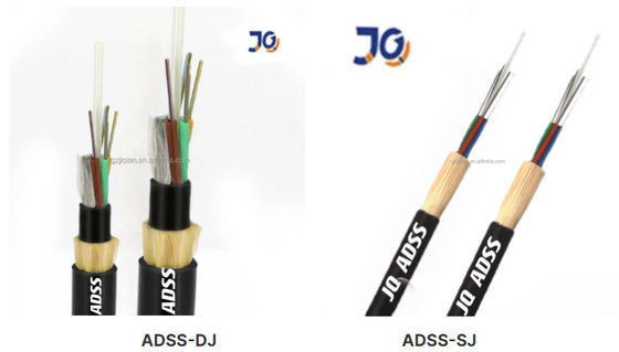 2 24 32 48 72 96 144 Core Single /Double Sheath ADSS outdoor overhead Fiber Optical Cable for aerial spam 150 100 200m