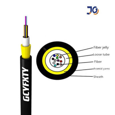 4 6 8 12 24 cores single mode micro duct unitube air blown fiber optical cable GCYFXTY