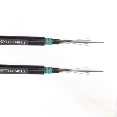 2-144 cores double sheath double armored GYTY53 Direct Buried Underground Fiber Optic Cable