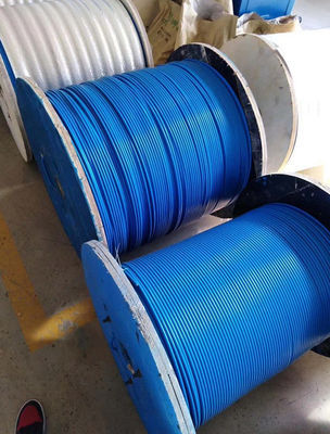 Factory LSZH MGTSV33 Steel Wire Armored Mining Optical Fibre Cable Flame Retardant G652D Blue Optical Cables For mines