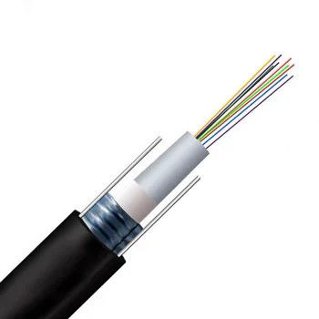 4 6 8 12 24 cores GYXTZW Unitube Flame-retardant Cable singlemode outdoor fiber optic cable LSZH Jacket