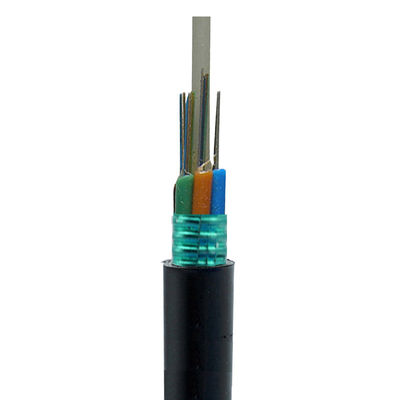 Aerial Overhead GYFTS Fiber Optical Cable 4km/drum G652d Manufacturer Supplier 24 Core Single Mode Fibre Optic Cable