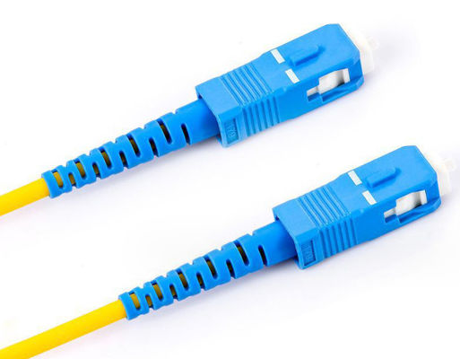 SC/SC Fiber Optic Patch Cord Single Multi Mode Fiber For FTTH 1m 2m 5m 10m