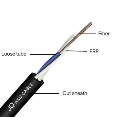 Mini ADSS Self-Supporting Aerial Optical Fiber Cable ASU 6 24 48 96 Cores 80M/100M/120M Span Fibra Optica