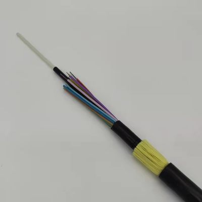 96 Core ADSS Outdoor All Dielectric Aerial Cable Optical Fiber Cable With Aramid Yarn Fibra Optica Adss Cable