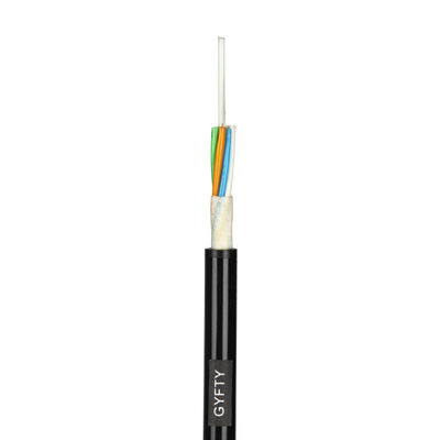 48 Core Outdoor Single Mode G652D Fibre Cable GYFTY With FRP For Duct And Underground Application 1KM Best Price