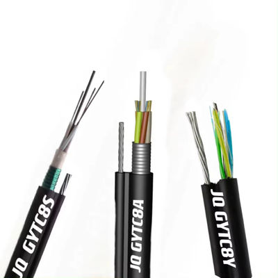 96 Core Aerial Self-supporting Fig 8 Structure GYTC8S With Messenger Wire Optical Fiber Cable Price