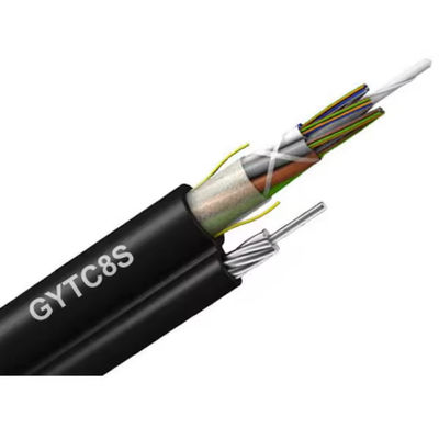 96 Core Aerial Self-supporting Fig 8 Structure GYTC8S With Messenger Wire Optical Fiber Cable Price