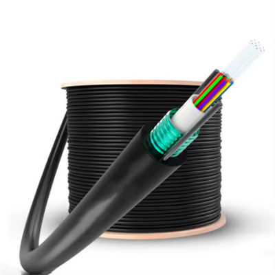 8 Core GYXTW G657A G652D SM Outdoor Aerial Fiber Optic Cable With Two Wire 1km Price