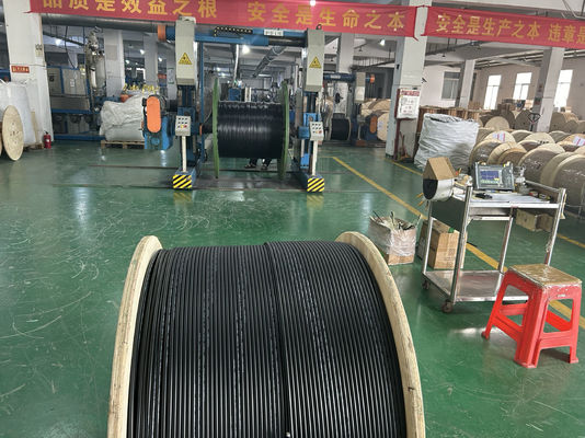 Single Mode G652D 24 48 Core Optical Direct Burial Fiber Optic Cable GYTA53