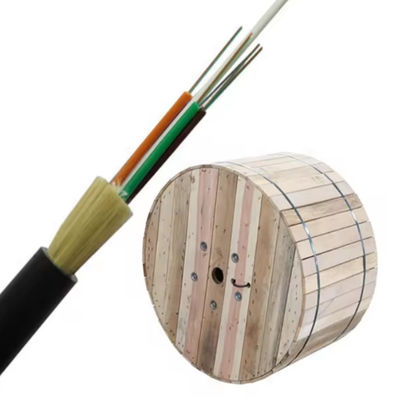 ADSS  All Dielectric 48 Core Self Supporting Aerial Fibre Outdoor Cable Single Jacket Span 100m 200m