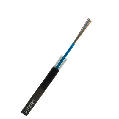 GYFXTBY FRP Cable 2 4 6 8 12 Core Flat Type Outdoor Fiber Optical Cable