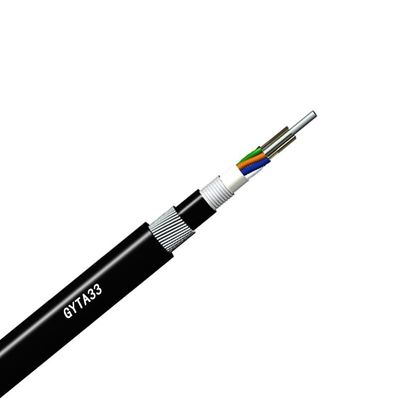 Underground Submarine Optical Fiber Cable GYTA33 Underwater Stranded Armoured Loose Tube Fiber Optic Cable