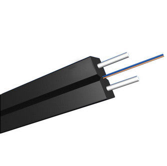 2 Core Indoor FTTH GJXH-2B6 Drop Cable G657A2 LSZH PVC Jacket