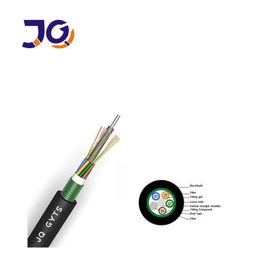 SM MM Armoured G652D 24 48 96Core Fiber Optic Cable GYTS