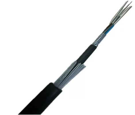 Underground Fiber Optic Cable GYTA33 24 32 36 48 72 96 144 Cores G652D SM Submersible  Underwater Cable For Direct Buried Laying