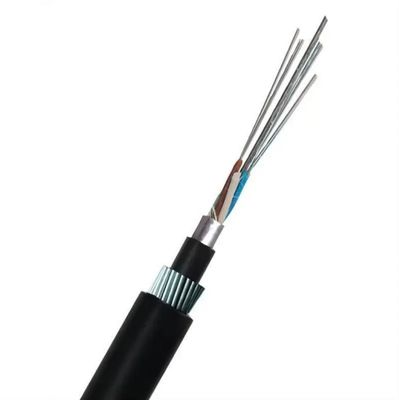 Underground Fiber Optic Cable GYTA33 24 32 36 48 72 96 144 Cores G652D SM Submersible  Underwater Cable For Direct Buried Laying