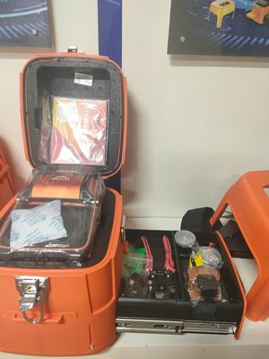 AI-9 Fusion Splicing Fiber Fusion Splicer Automatic FTTH Fiber Optical Welding Splicing Machines